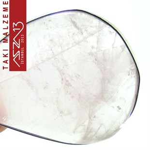 Damla Şekilli, Pembe Kuartz Taşlı, Sıvamalı Kolye Ucu / Paket İçeriği 1 Adet