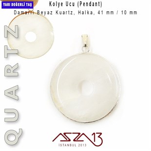 Kuartz, Halka Kolye Ucu / Paket İçeriği 1 Adet