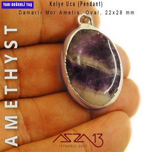 Ametis, Sıvamalı Oval Kolye Ucu / Paket İçeriği 1 Adet