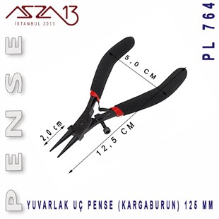 Yuvarlak Uç (Kargaburun) Pense - 125 mm