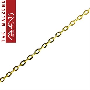 Altın Kaplama 2 mm, Ortalama 11 cm Uzunluğunda Klipsli Bileklik  Zinciri / Paket İçeriği 1 Adet