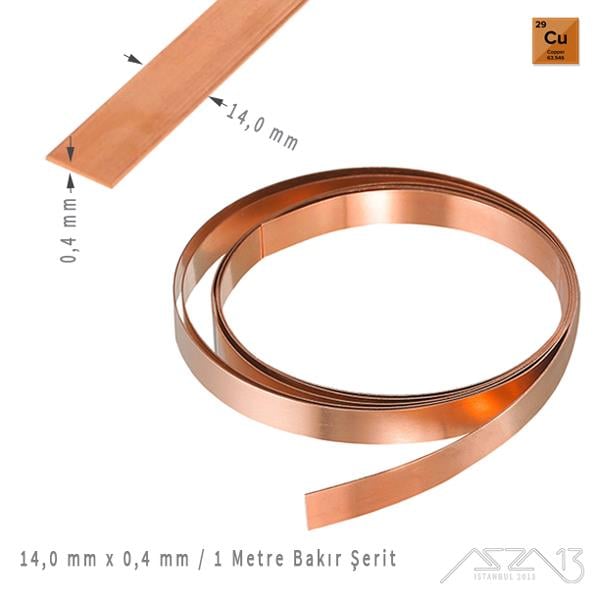 0,4 mm Bakır Şerit (14 mm x 1000 mm)Bakır ŞeritMarkasız01.Mt.Cu.Bs.010,4 mm Bakır Şerit (14 mm x 1000 mm)