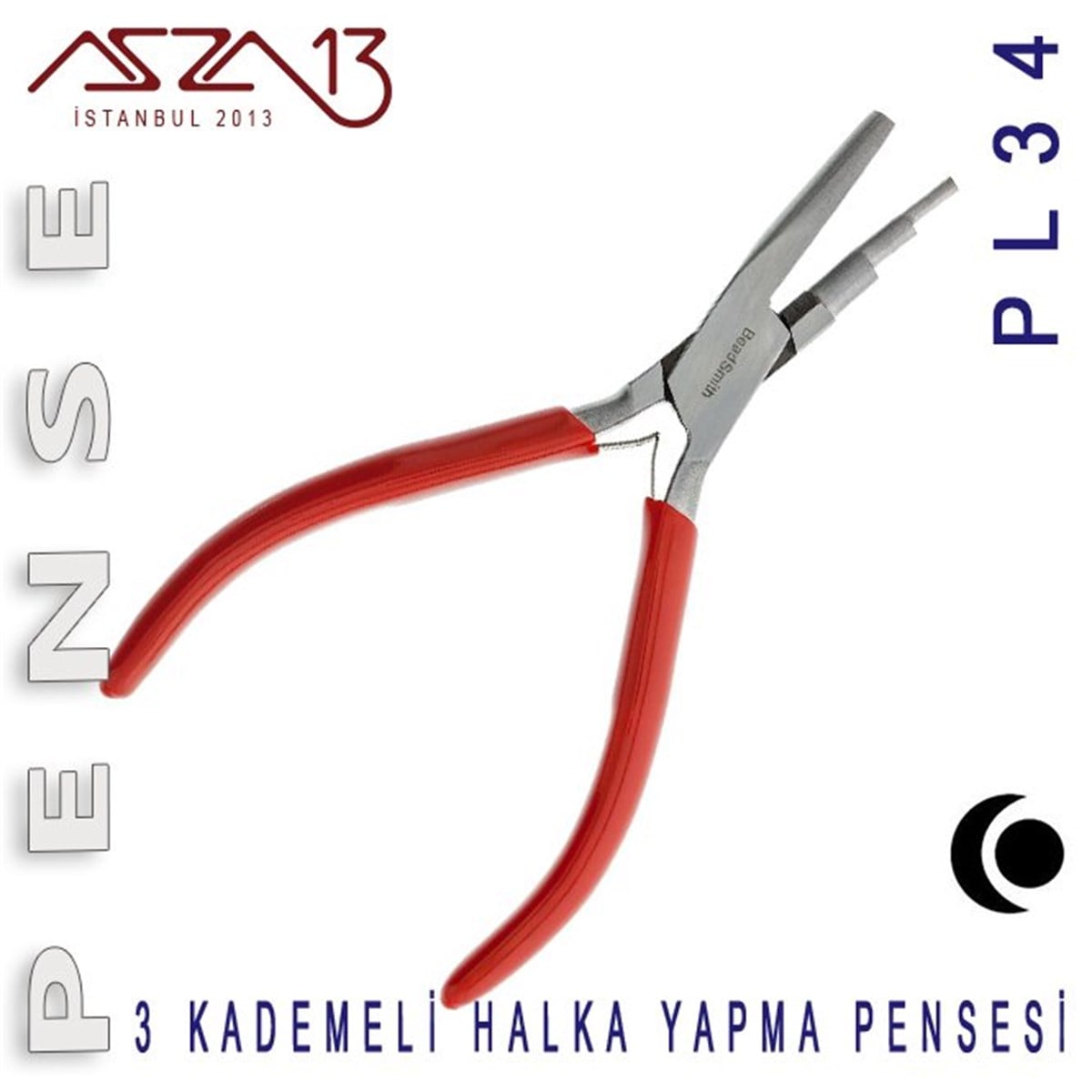 3 Kademeli Halka Yapma PensesiALET, ARAÇ ve GEREÇBeadSmith3 Kademeli Halka Yapma Pensesi