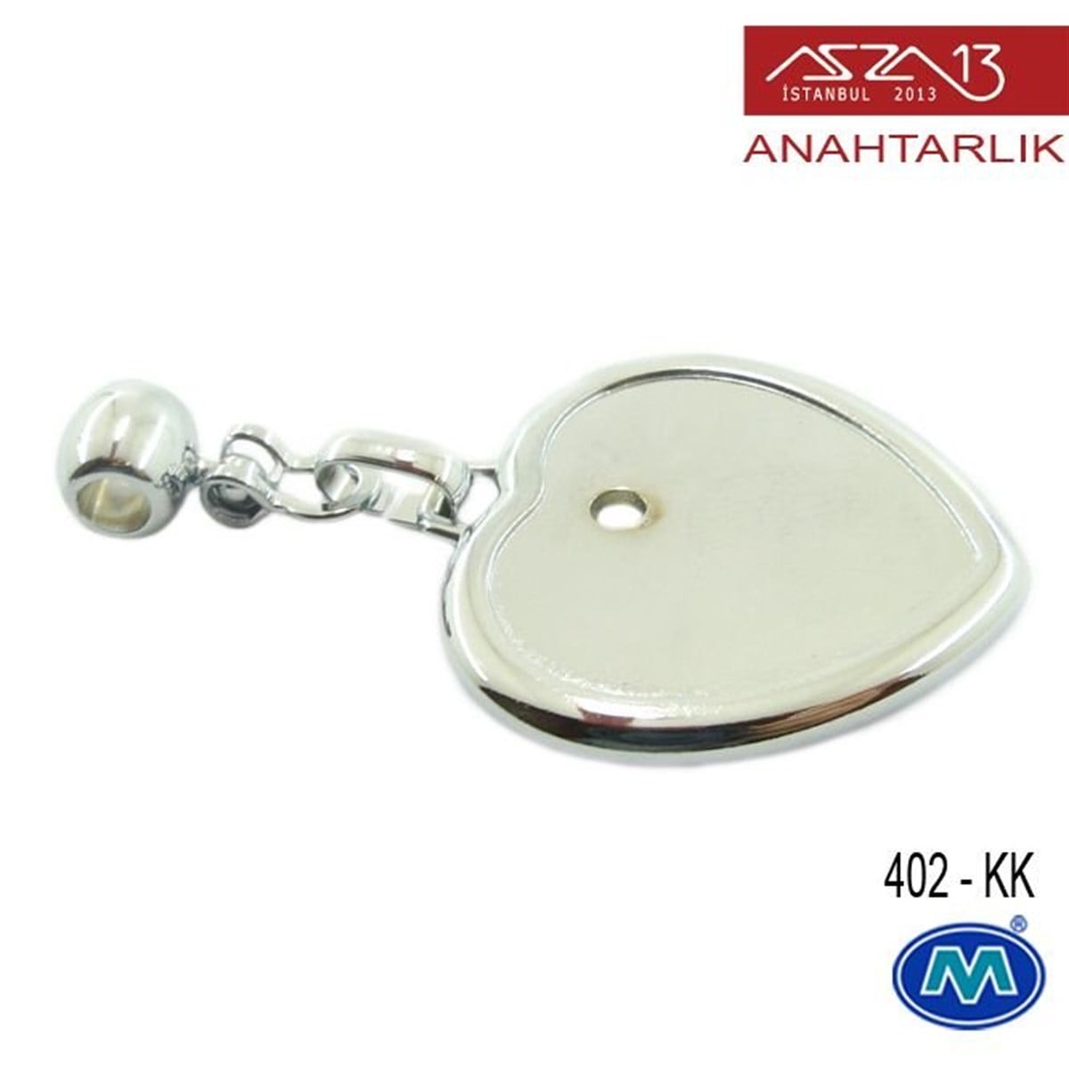 AnahtarlıkDİĞER ÜRÜNLERModül ReklamcılıkKlip'siz Metalik Krom Kalp (37x68 mm) Çift Taraflı Boş Yuvalı Anahtarlık (402-KK)