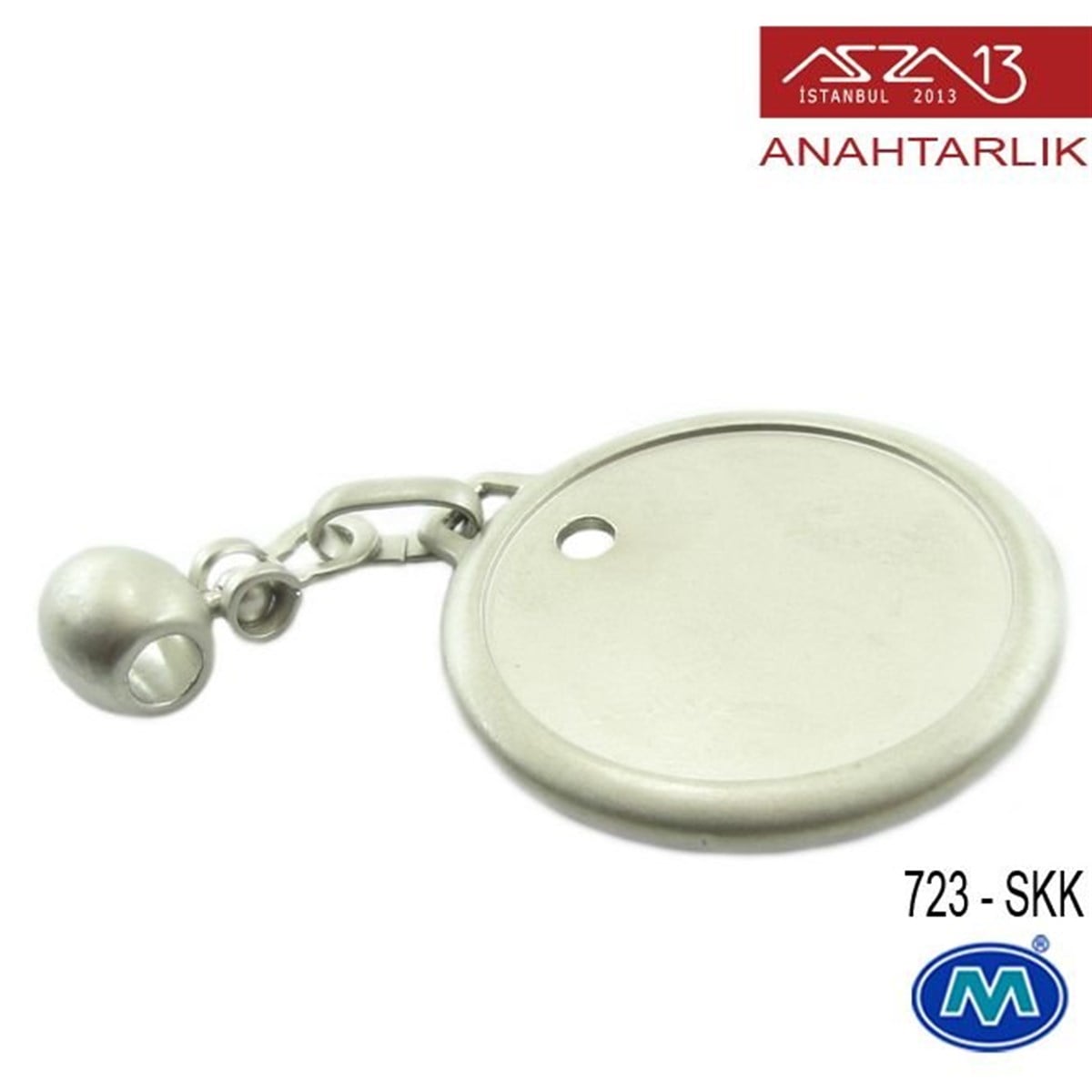 AnahtarlıkDİĞER ÜRÜNLERModül ReklamcılıkKlip'siz Metalik Saten Krom Yuvarlak (36x69 mm) Çift Taraflı Boş Yuvalı Anahtarlık (723-SKK)