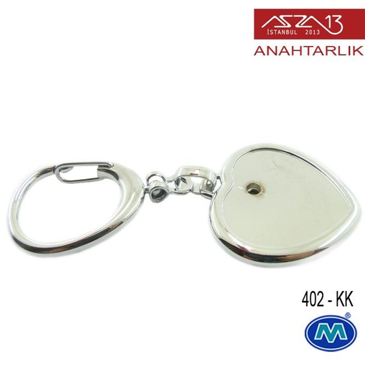 AnahtarlıkDİĞER ÜRÜNLERModül ReklamcılıkMetalik Krom Kalp (37x92 mm) Çift Taraflı Boş Yuvalı Anahtarlık (402-KK)