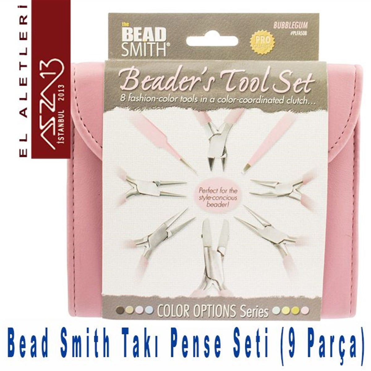 Bead Smith Takı Pense SetiALET, ARAÇ ve GEREÇBeadSmithPembe Takı Pense Seti (9 Parça)