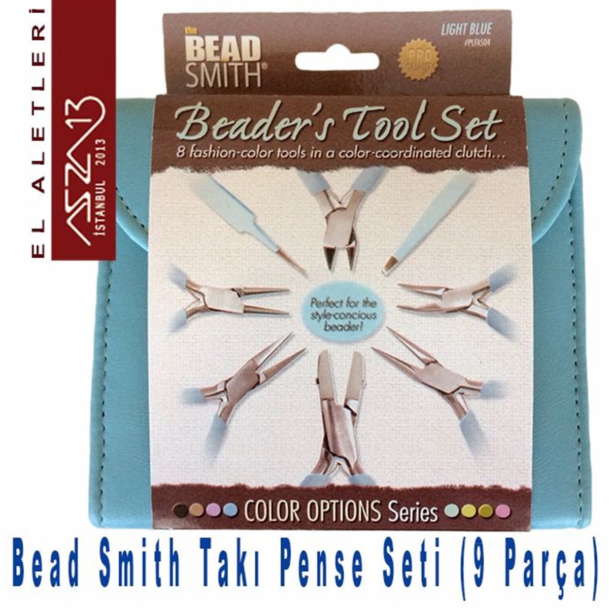 Bead Smith Takı Pense SetiALET, ARAÇ ve GEREÇBeadSmithTurkuaz Takı Pense Seti (9 Parça)