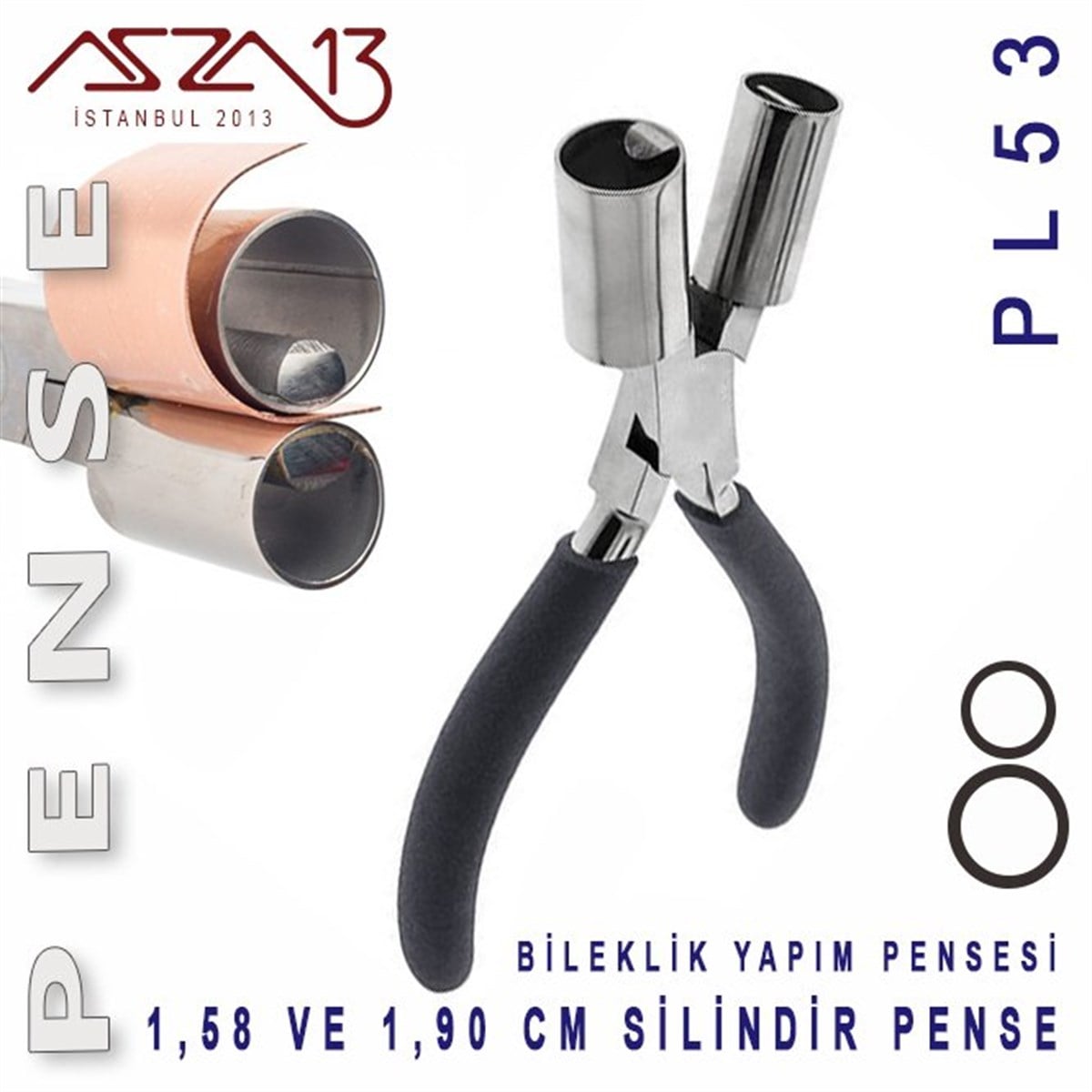 Bileklik Yapma PensesiALET, ARAÇ ve GEREÇBeadSmith1,58 vm ve 1,90 cm Silindir Pense
