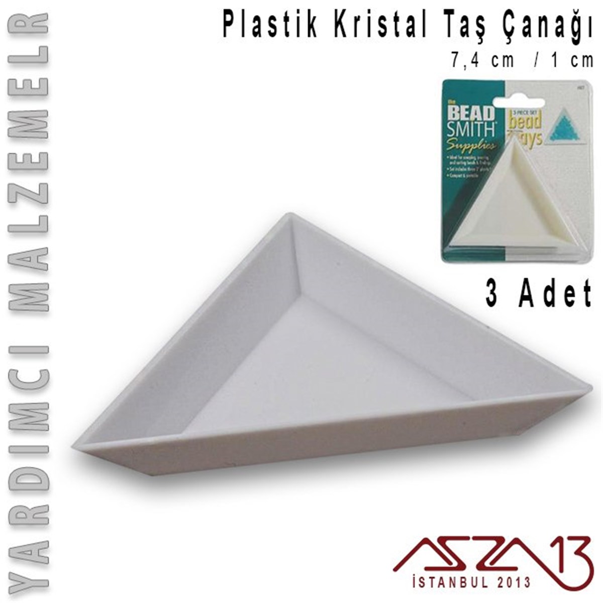 Boncuk, Taş, İnci Kürek ve ÇanaklarıALET, ARAÇ ve GEREÇBeadSmithPlastik Taş-Boncuk Çanağı