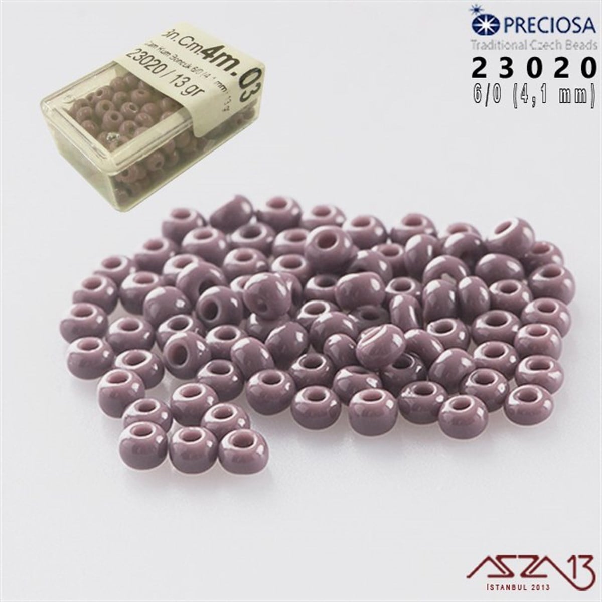 Cam Kum BoncukBONCUK ve TAŞMarkasız23020 Cam Kum Boncuk 6/0 (4.1 mm) 13 gr
