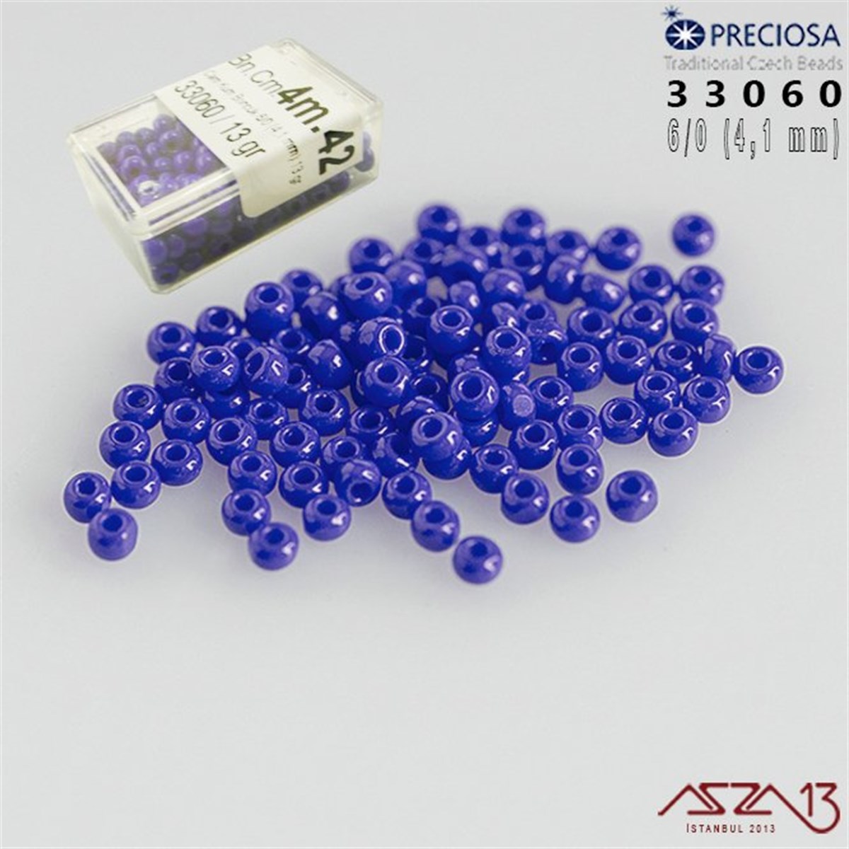 Cam Kum BoncukBONCUK ve TAŞMarkasız33060 Cam Kum Boncuk 6/0 (4.1 mm) 13 gr