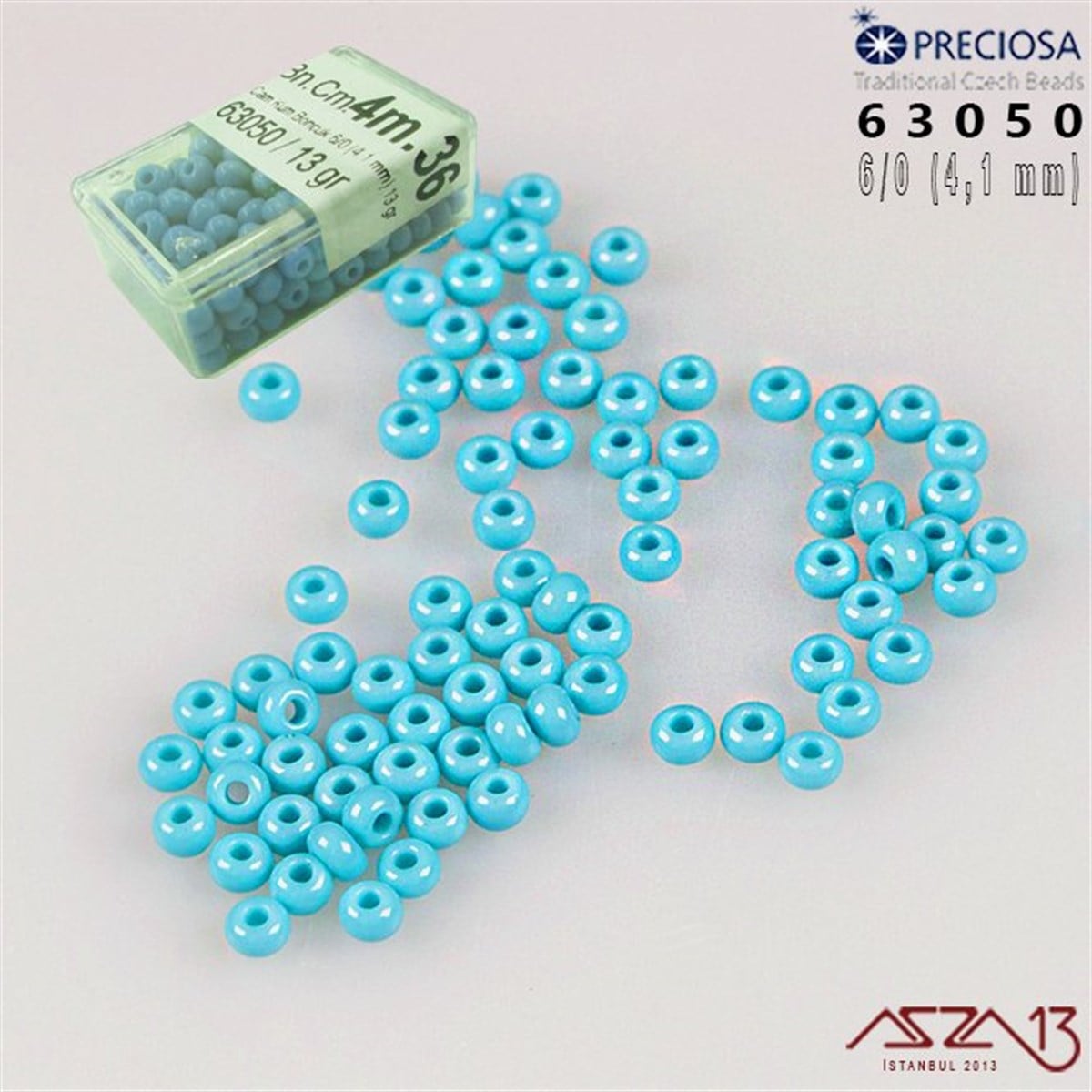 Cam Kum BoncukBONCUK ve TAŞMarkasız63050 Cam Kum Boncuk 6/0 (4.1 mm) 13 gr