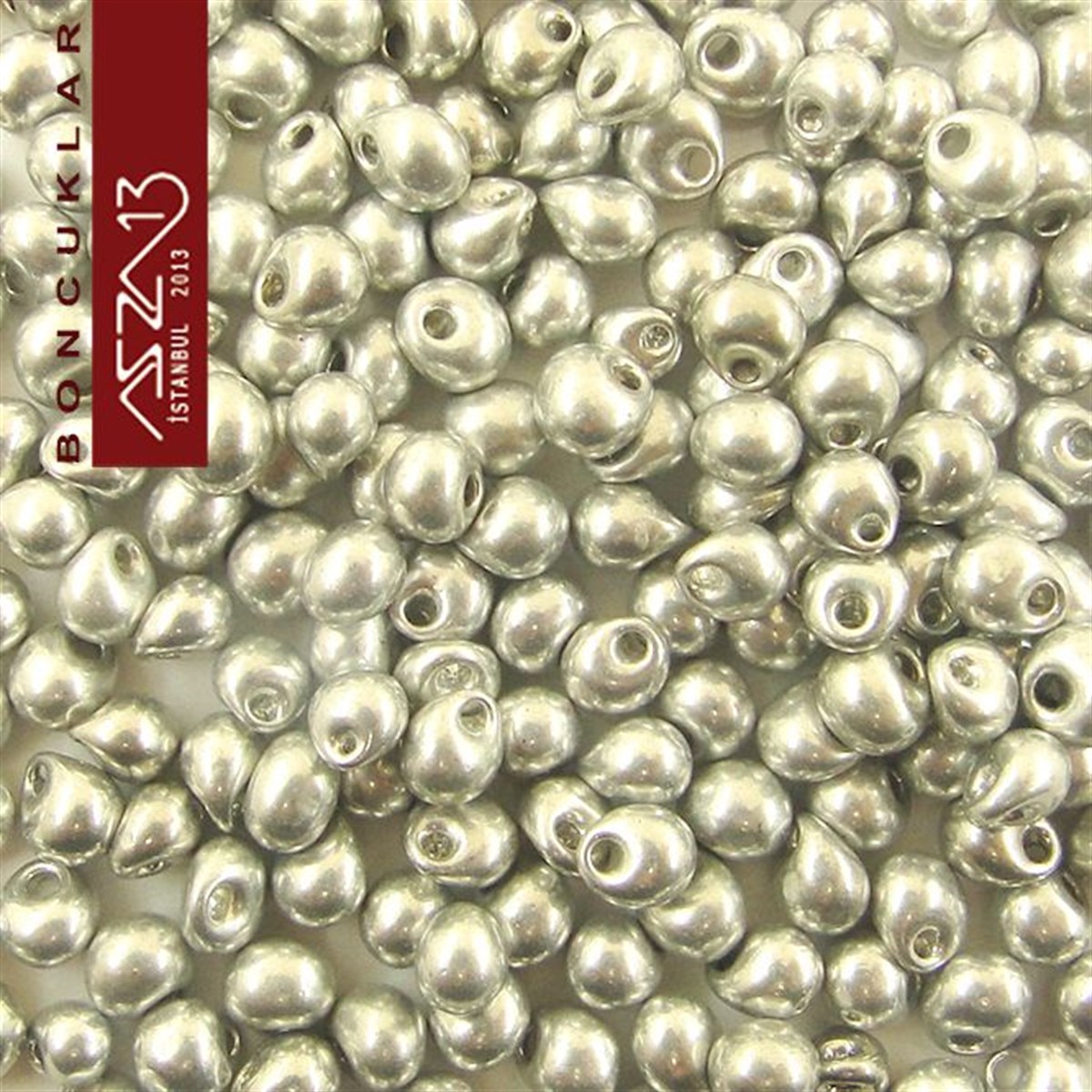 Cam Kum BoncukBONCUK ve TAŞPreciosa5/0 Damla (Drop), Gümüş, Kum Cam Boncuk / 20 gr