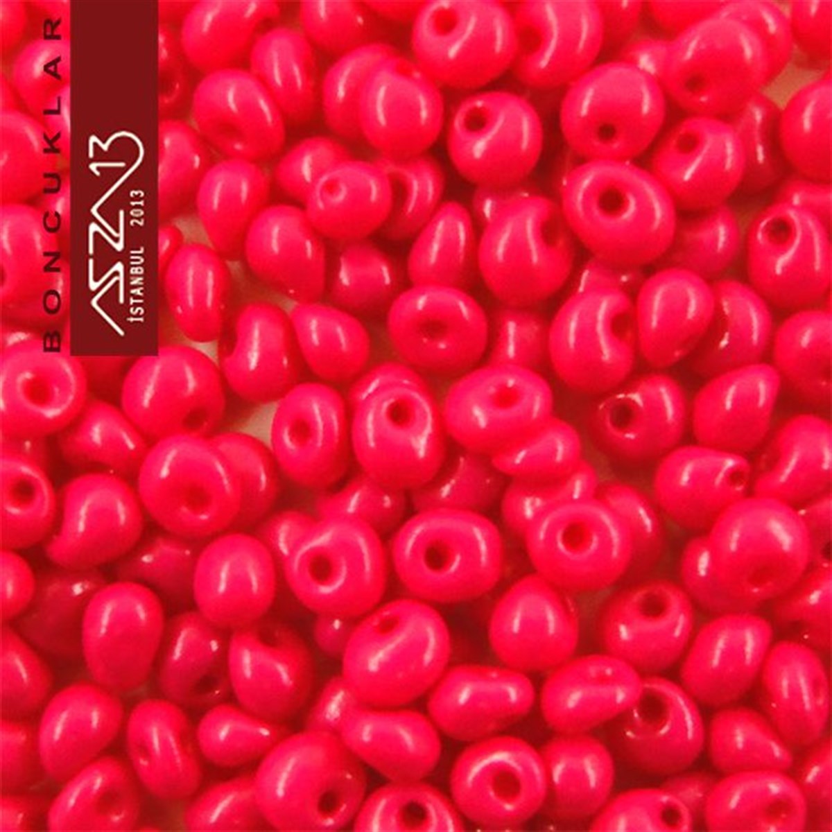 Cam Kum BoncukBONCUK ve TAŞPreciosa5/0 Damla (Drop), Fuşya, Kum Cam Boncuk / 20 gr