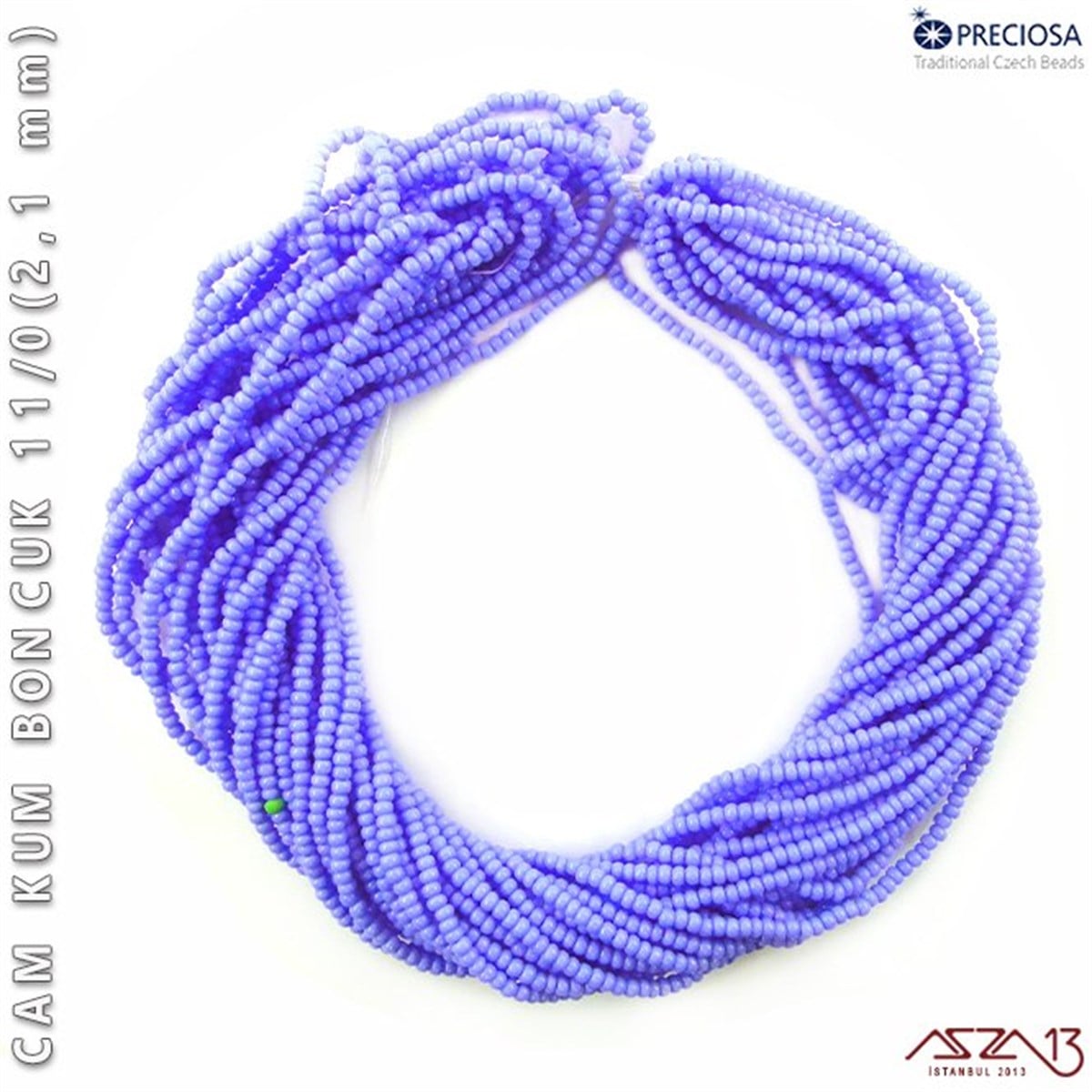 Cam Kum BoncukBONCUK ve TAŞPreciosaLavanta Cam Kum Boncuk 11/0 (2,1 mm) 40 gr