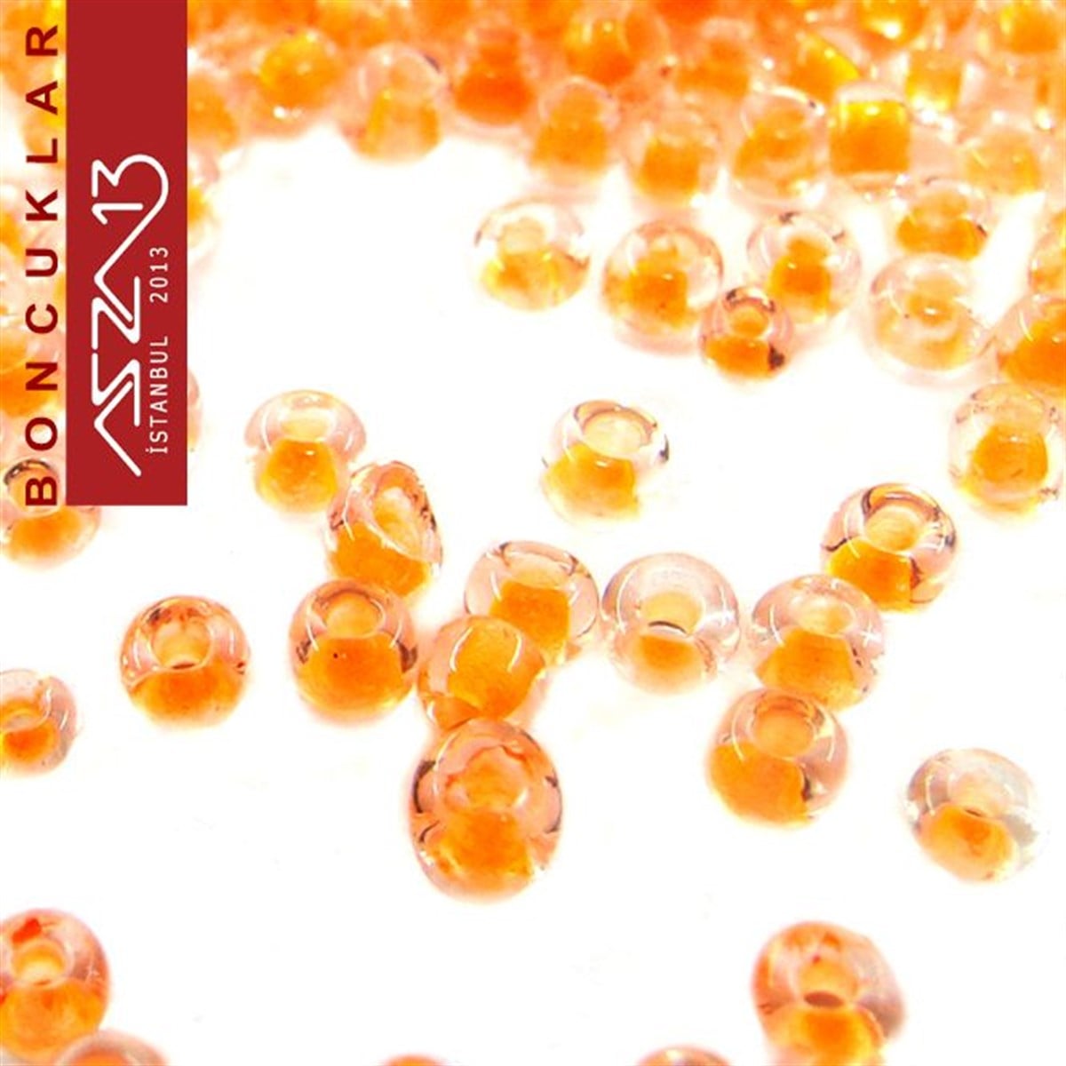 Cam Kum BoncukBONCUK ve TAŞPreciosaTuruncu Cam Kum Boncuk (13/0 - 1,7 mm) 20 gr