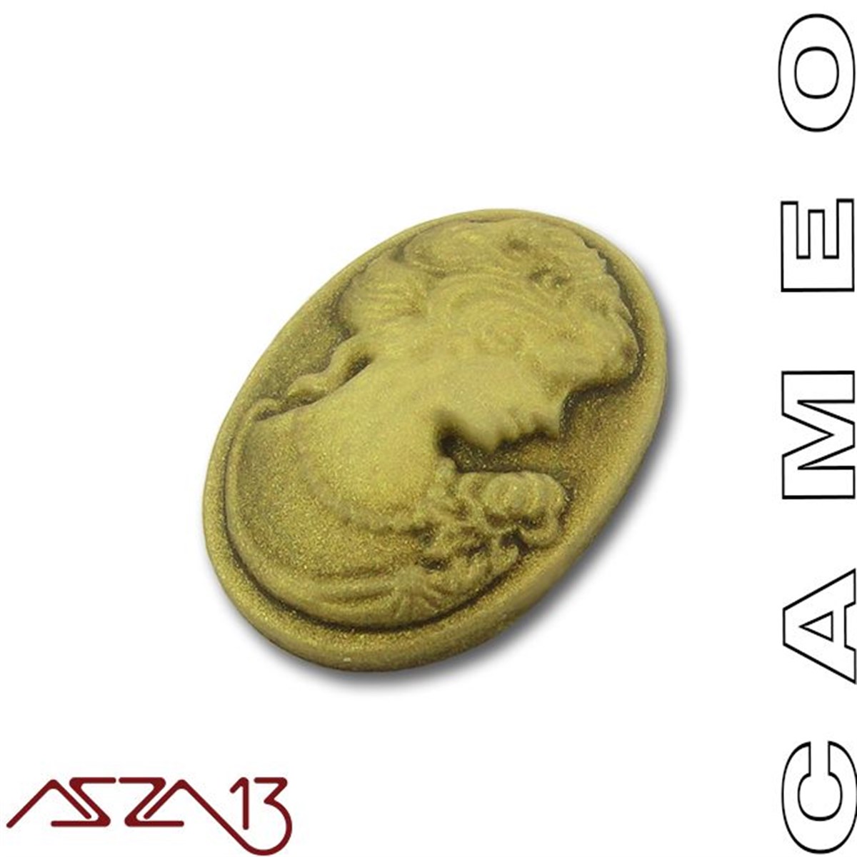 CameoBONCUK ve TAŞMarkasızAntik Altın Cameo 18x24 mm / Paket İçeriği 1 Adet