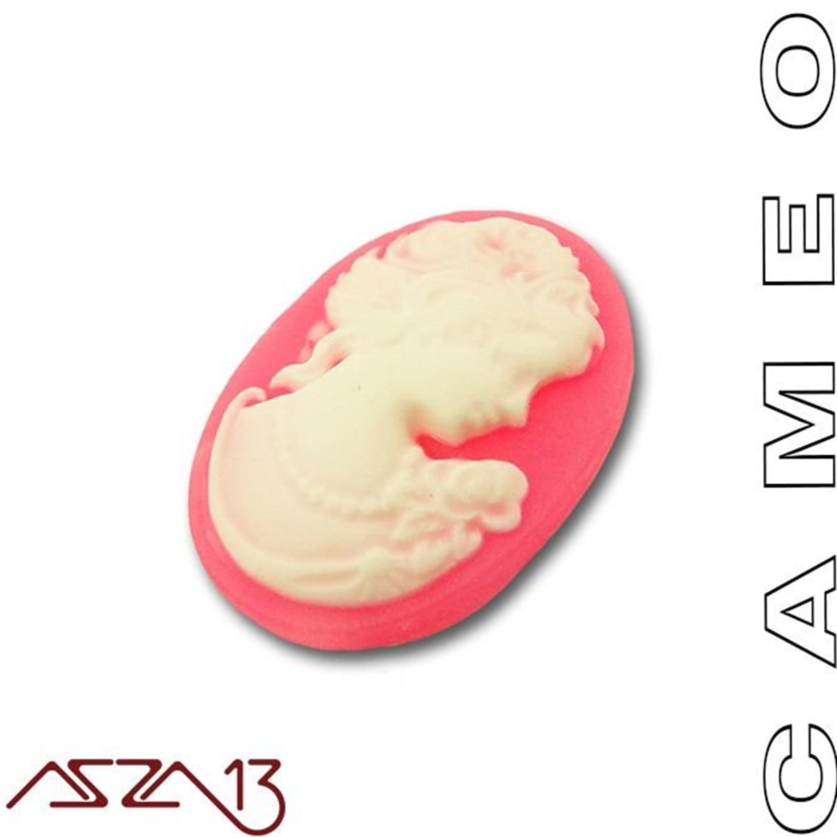 CameoBONCUK ve TAŞMarkasızPembe Cameo 18x24 mm / Paket İçeriği 1 Adet