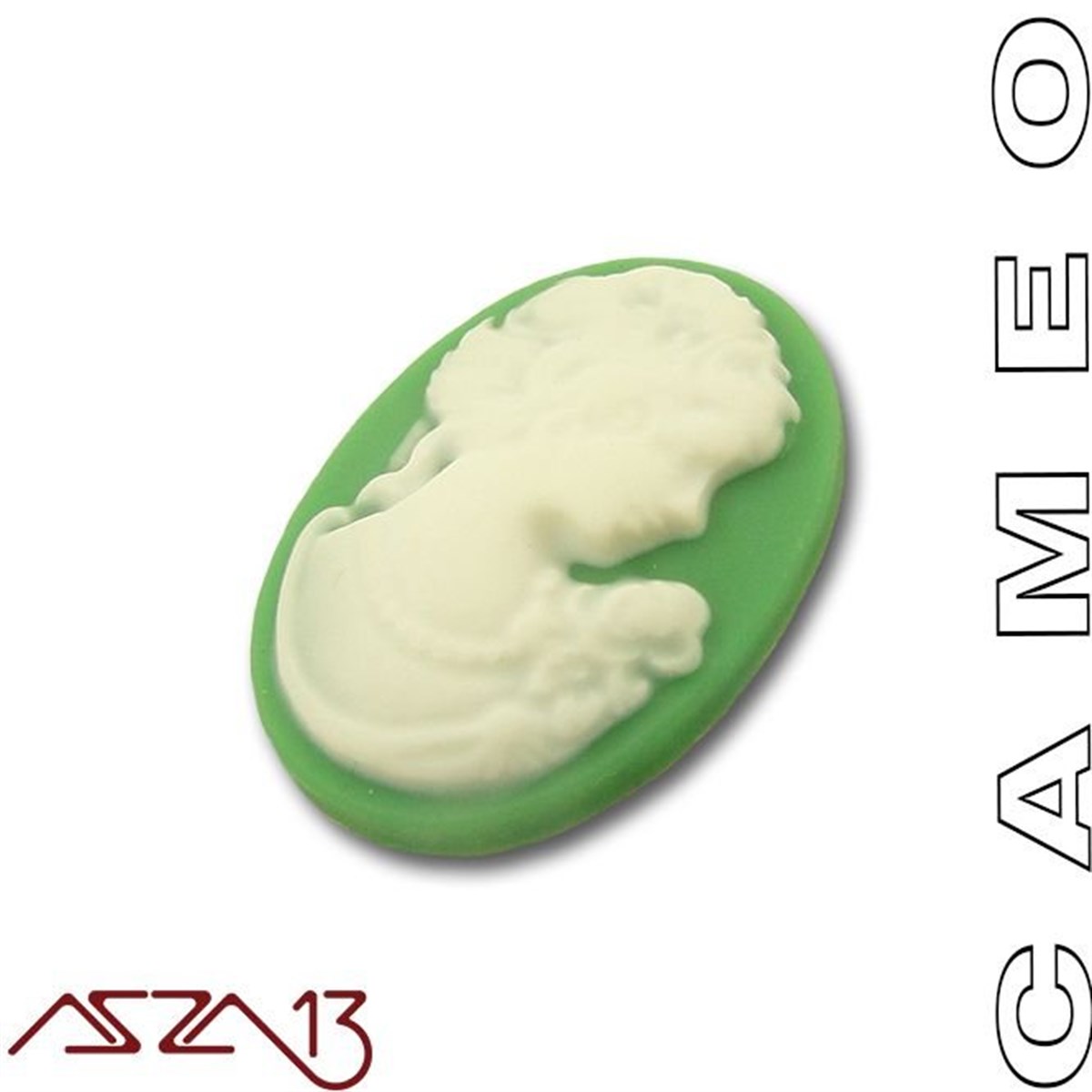 CameoBONCUK ve TAŞMarkasızYeşil Cameo 18x24 mm / Paket İçeriği 1 Adet