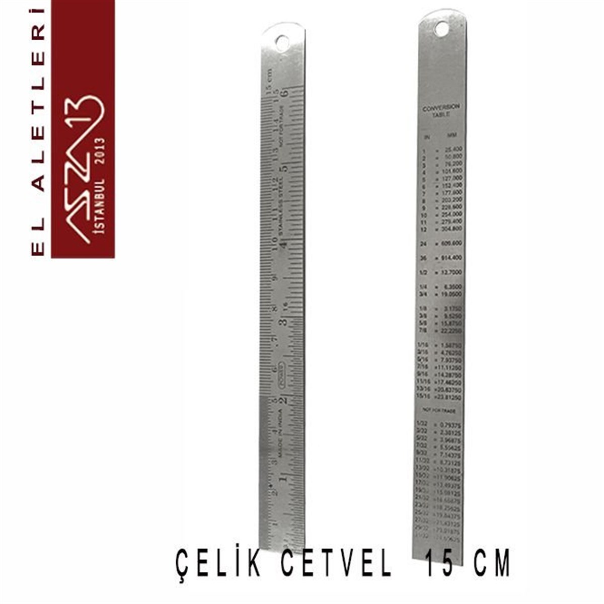 Çelik CetvelALET, ARAÇ ve GEREÇMarkasızÇelik Cetvel 15 cm (Ekonomik)