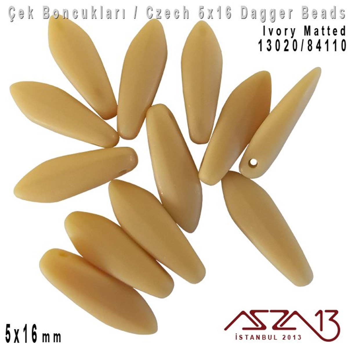 Dagger BoncukÇek BoncuklarıMarkasızDagger Boncuk - 5x16 mm - 13020*84110 / 12 Adet