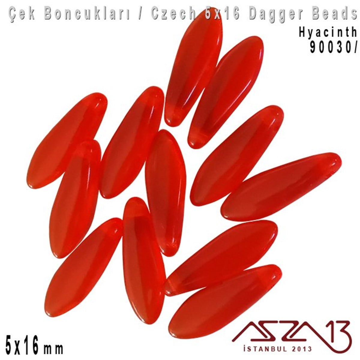 Dagger BoncukÇek BoncuklarıMarkasızDagger Boncuk - 5x16 mm - 90030* / 12 Adet