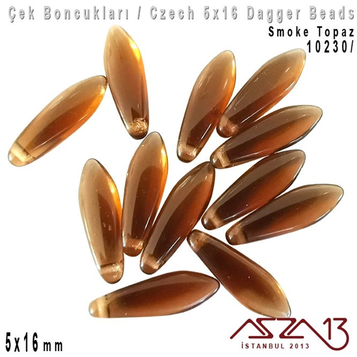 Dagger BoncukÇek BoncuklarıMarkasızDagger Boncuk - 5x16 mm - 10230* / 12 Adet