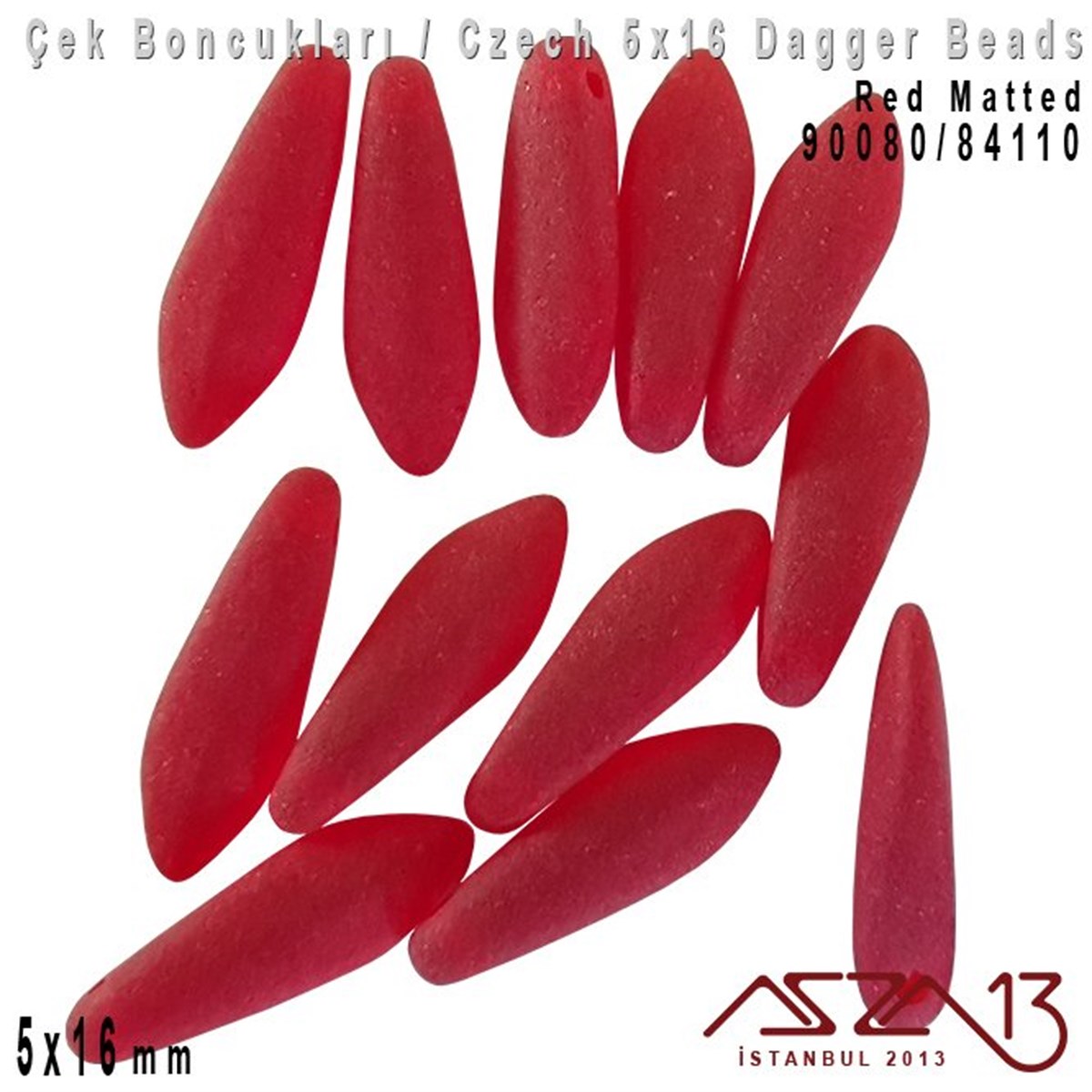 Dagger BoncukÇek BoncuklarıMarkasızDagger Boncuk - 5x16 mm - 90080*84110 / 12 Adet