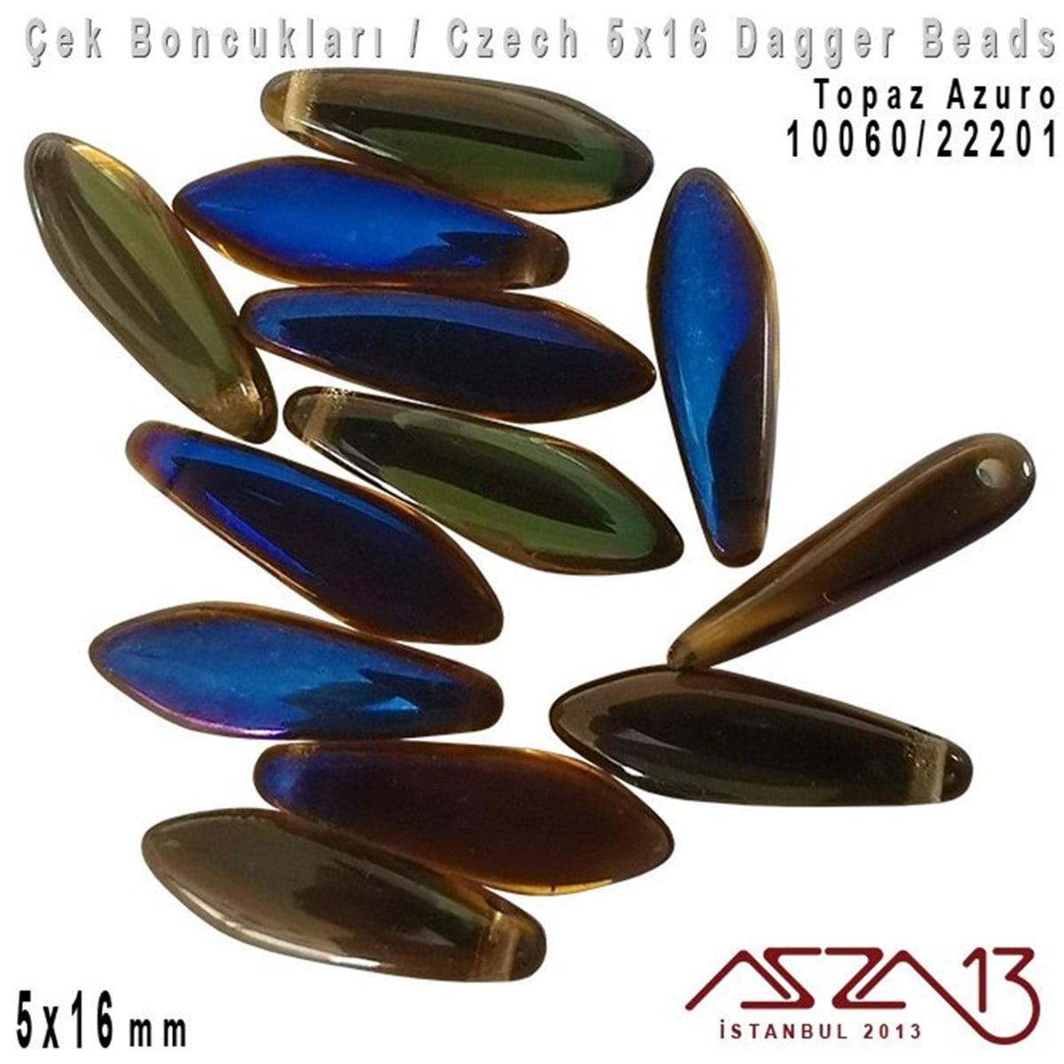 Dagger BoncukÇek BoncuklarıMarkasızDagger Boncuk - 5x16 mm - 10060*22201 / 12 Adet