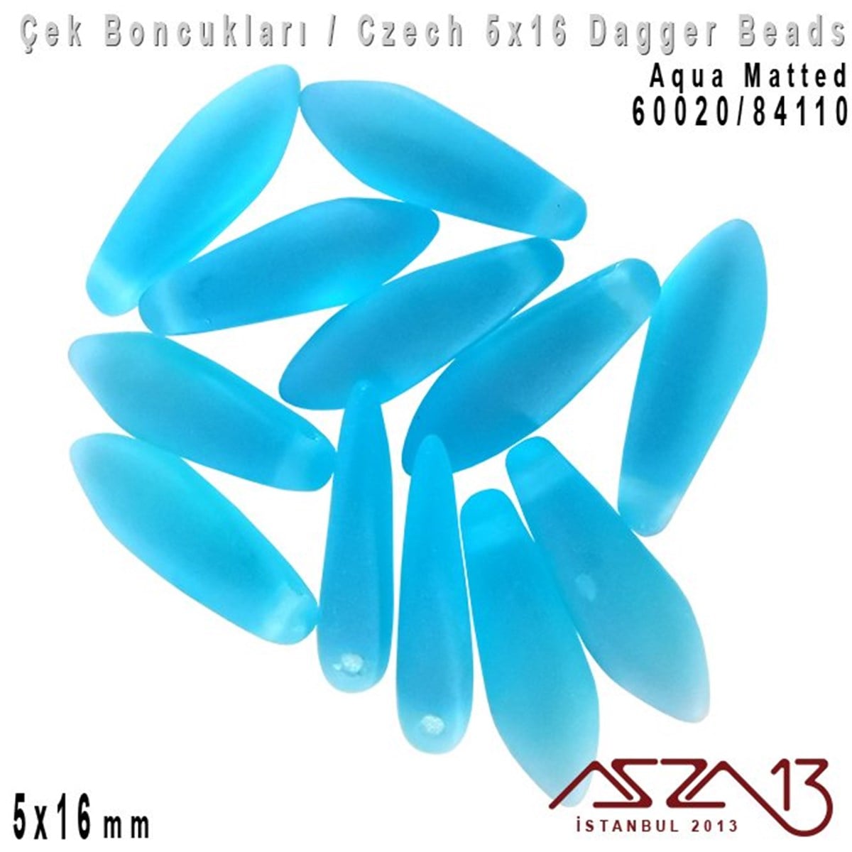 Dagger BoncukÇek BoncuklarıMarkasızDagger Boncuk - 5x16 mm - 60020*84110 / 12 Adet