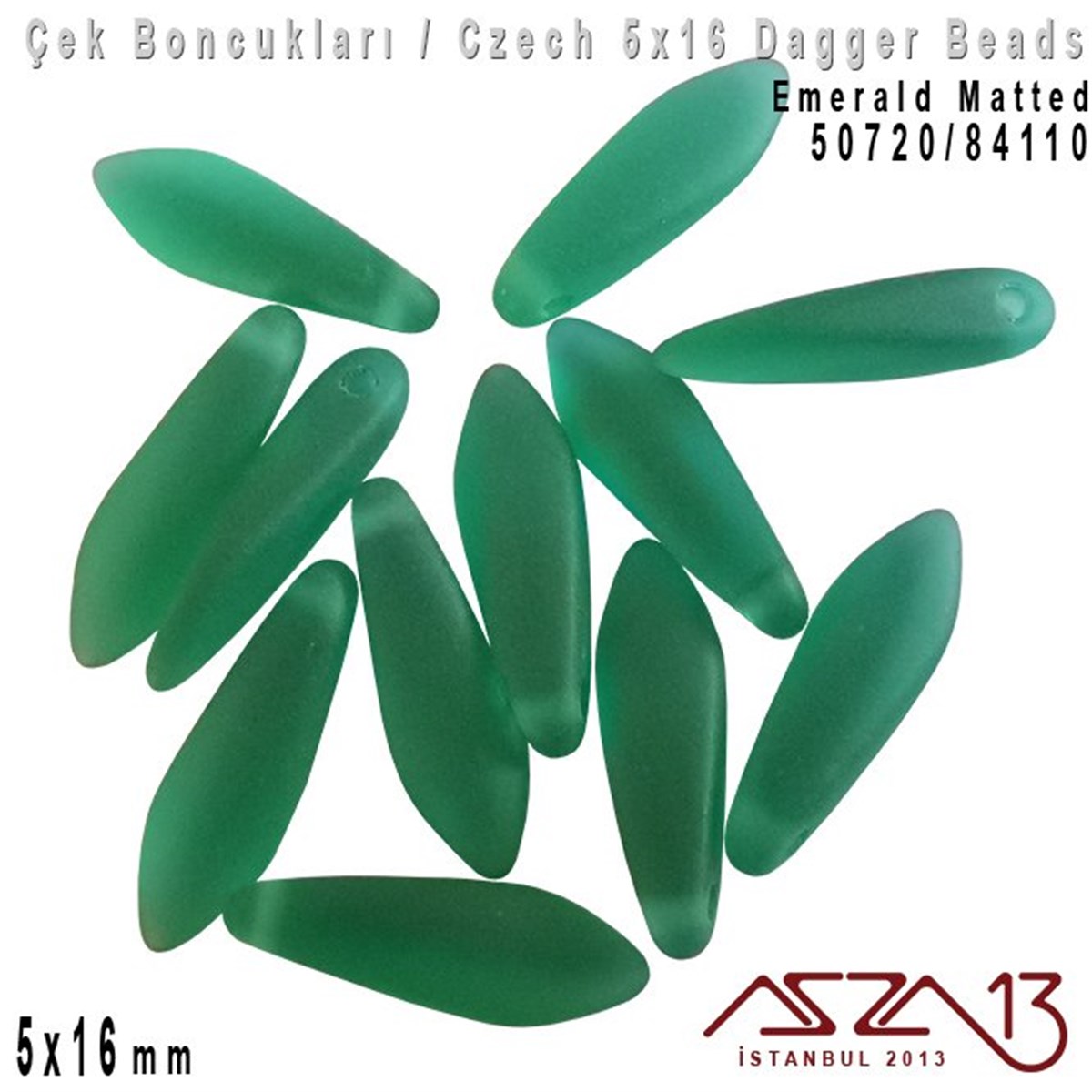 Dagger BoncukÇek BoncuklarıMarkasızDagger Boncuk - 5x16 mm - 50720*84110 / 12 Adet
