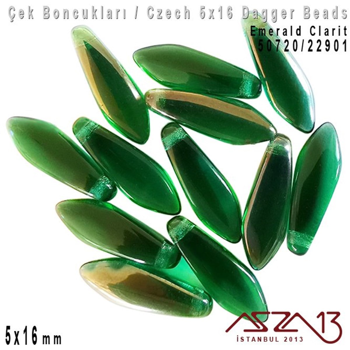 Dagger BoncukÇek BoncuklarıMarkasızDagger Boncuk - 5x16 mm - 50720*22901 / 12 Adet
