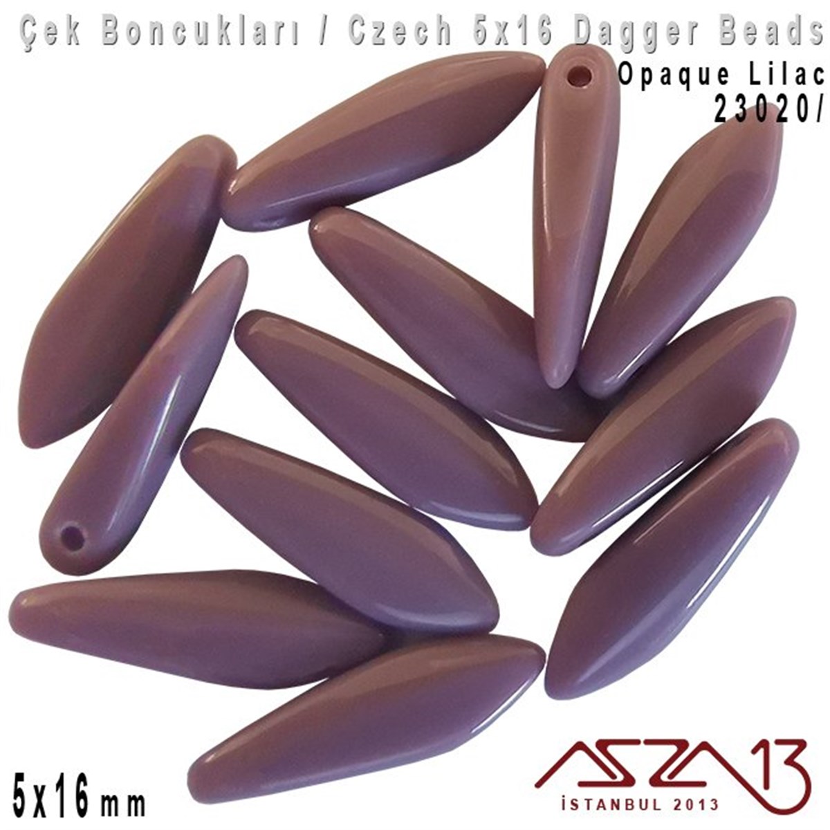 Dagger BoncukÇek BoncuklarıMarkasızDagger Boncuk - 5x16 mm - 23020* / 12 Adet