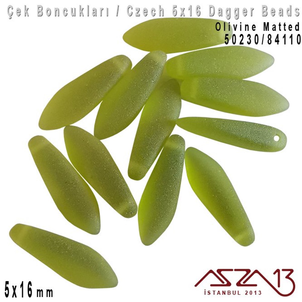 Dagger BoncukÇek BoncuklarıMarkasızDagger Boncuk - 5x16 mm - 50230*84110 / 12 Adet