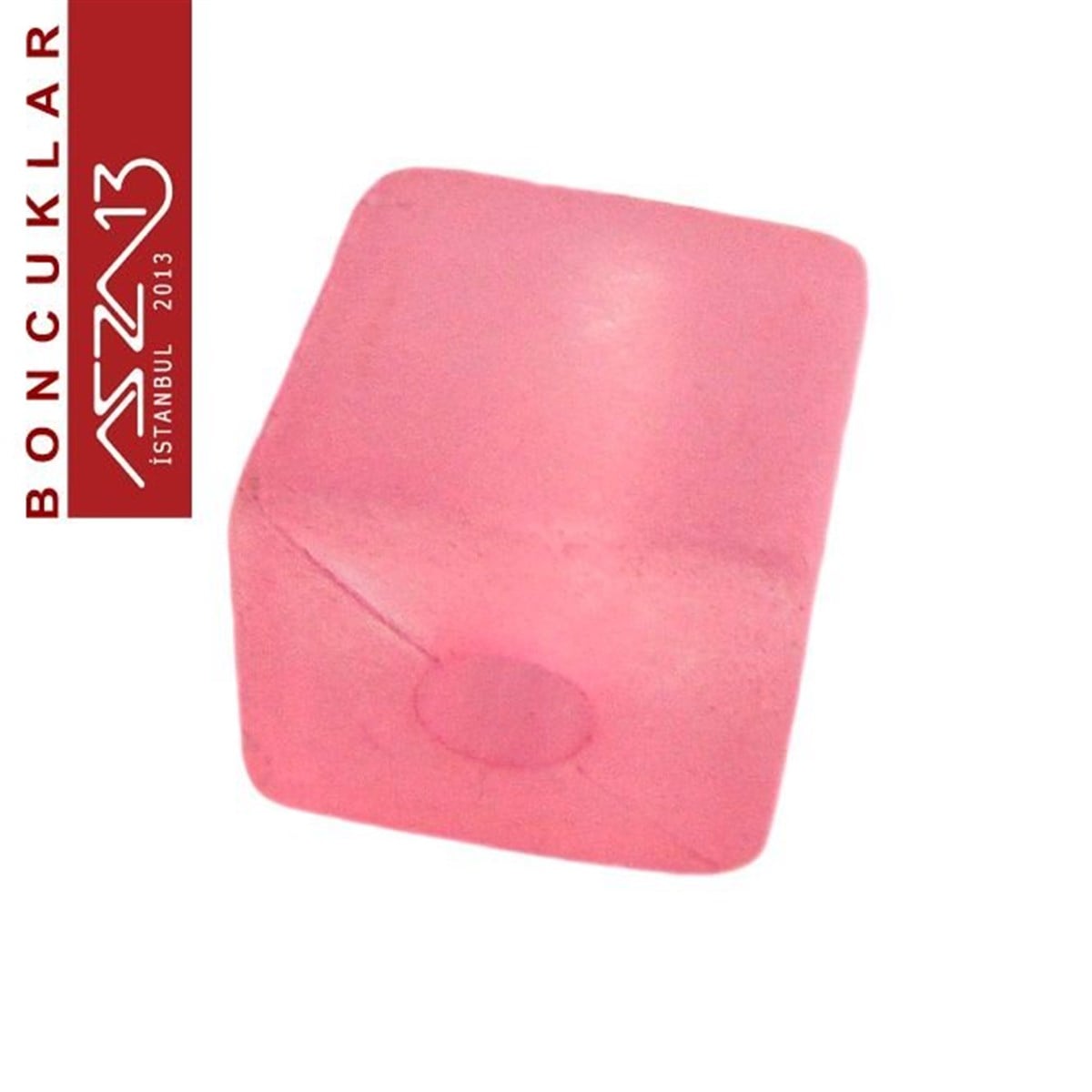 Dekoratif BoncukBONCUK ve TAŞMarkasız8x8 mm, Epoxy, Pembe Küp Boncuk / Paket İçeriği 10 Adet