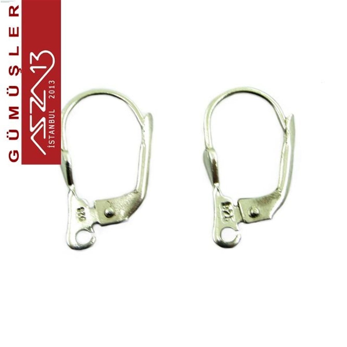 Gümüş Kilit, Kanca, KlipsGÜMÜŞMarkasız925 K Gümüş Kapalı Kilit Küpe Kancası / Paket İçeriği 1 Çift