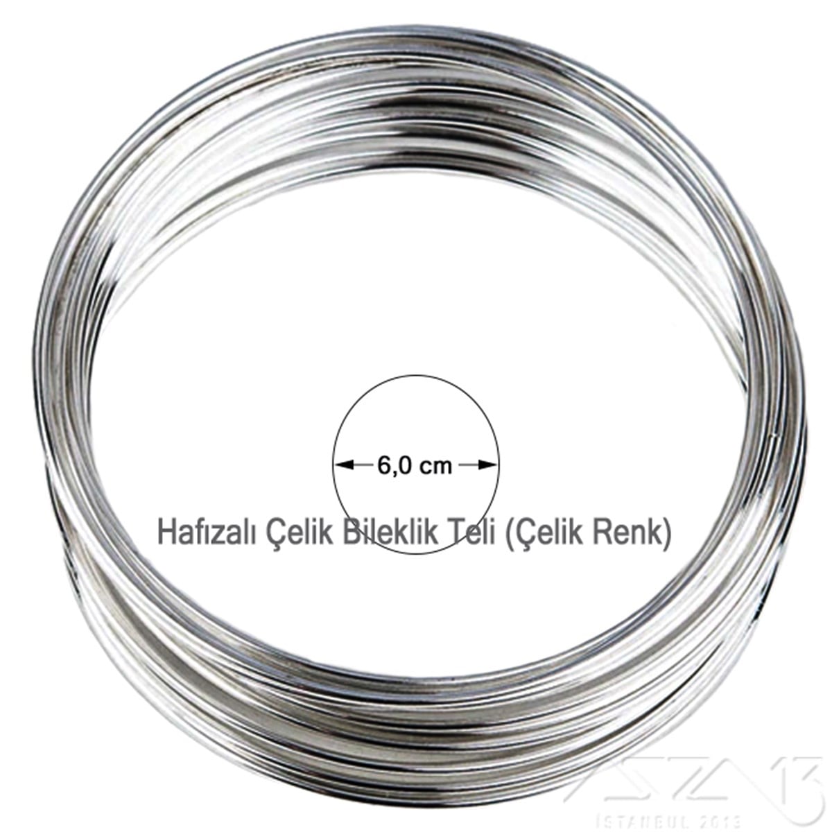 Hafızalı Bileklik Teli / Çelik / 6 cm / 20 SıraBileklik MalzemeMarkasız06.Tm.66.Bl.07Hafızalı Bileklik Teli / Çelik / 6 cm / 20 Sıra
