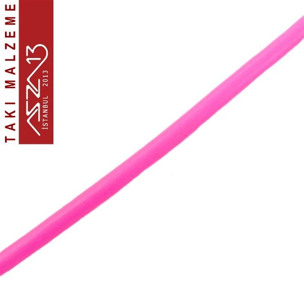 İpler, Kordonlar, MisinalarTAKI MALZEMEMarkasızNeon Pembe 2,00 mm Kauçuk Esnek Kordon / Paket İçeriği 1 m