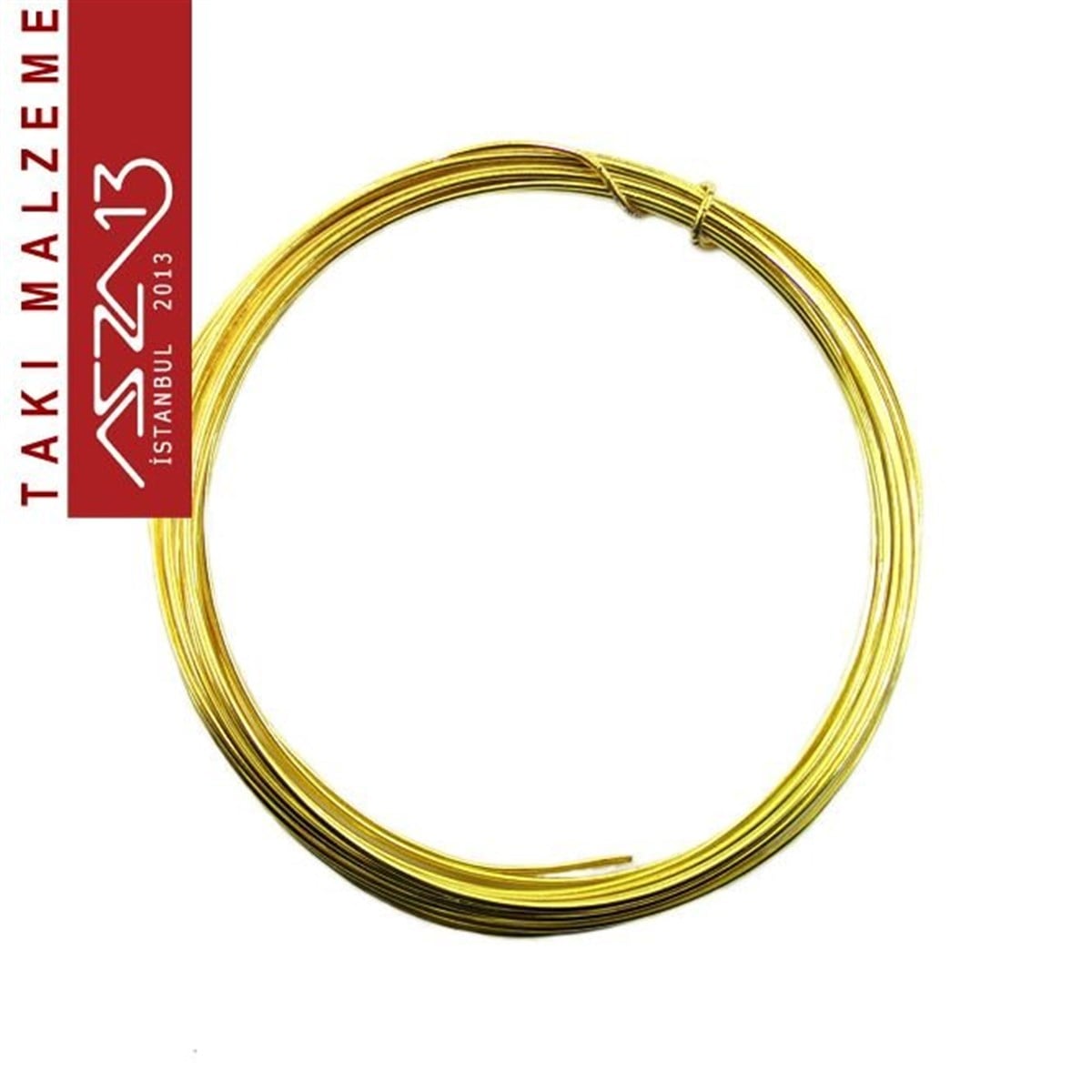 Kaplamalı MetallerTAKI MALZEMEMarkasızAltın Rengi Kaplamalı 3,0 m Uzunluğunda 50 Mikron (0,50 mm) Yumuşak Pirinç Tel / Paket İçeriği 1 Adet