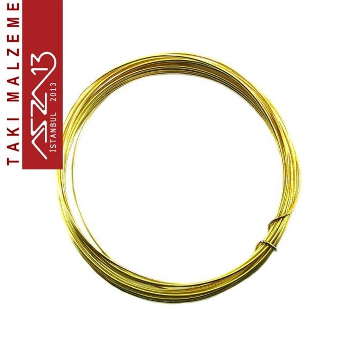 Kaplamalı MetallerTAKI MALZEMEMarkasızAltın Rengi Kaplamalı 3,0 m Uzunluğunda 80 Mikron (0,80 mm) Yumuşak Pirinç Tel / Paket İçeriği 1 Adet