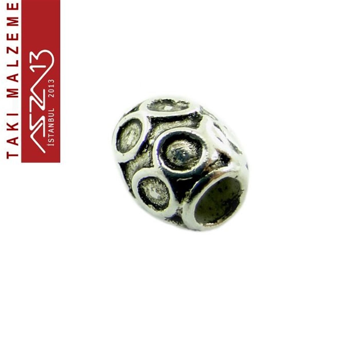Kaplamalı ve Kaplamasız Metal Ara ParçalarTAKI MALZEMEMarkasızAntik Gümüş Kaplamalı Oval Delikli Boncuk / Paket İçeriği 20 Adet