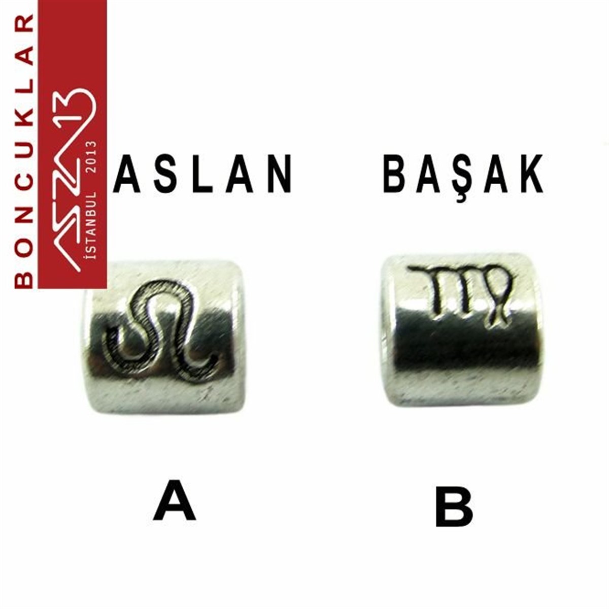 Kaplamalı ve Kaplamasız Metal Ara ParçalarTAKI MALZEMEMarkasızAntik Gümüş Kaplamalı Aslan ve Başak Bileklik Boncuk / Paket İçeriği 1 Adet