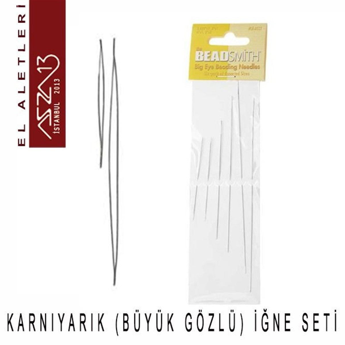 Karnıyarık (Büyük Gözlü) İğneALET, ARAÇ ve GEREÇBeadSmithKarnıyarık (Büyük Gözlü) İğne Seti