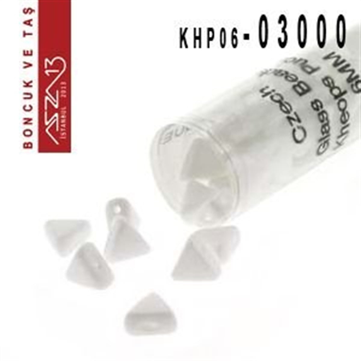 Kheops Par Puca BoncukÇek BoncuklarıLes perles par Puca®Kheops Par Puca 6 mm White (Beyaz) Boncuk (03000) / Paket İçeriği 65 Adet (9 Gr)