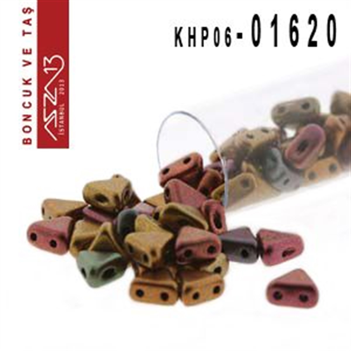 Kheops Par Puca BoncukÇek BoncuklarıLes perles par Puca®Kheops Par Puca 6 mm Metallic Iris (M. Iris) Boncuk (01620) / Paket İçeriği 65 Adet (9 Gr)