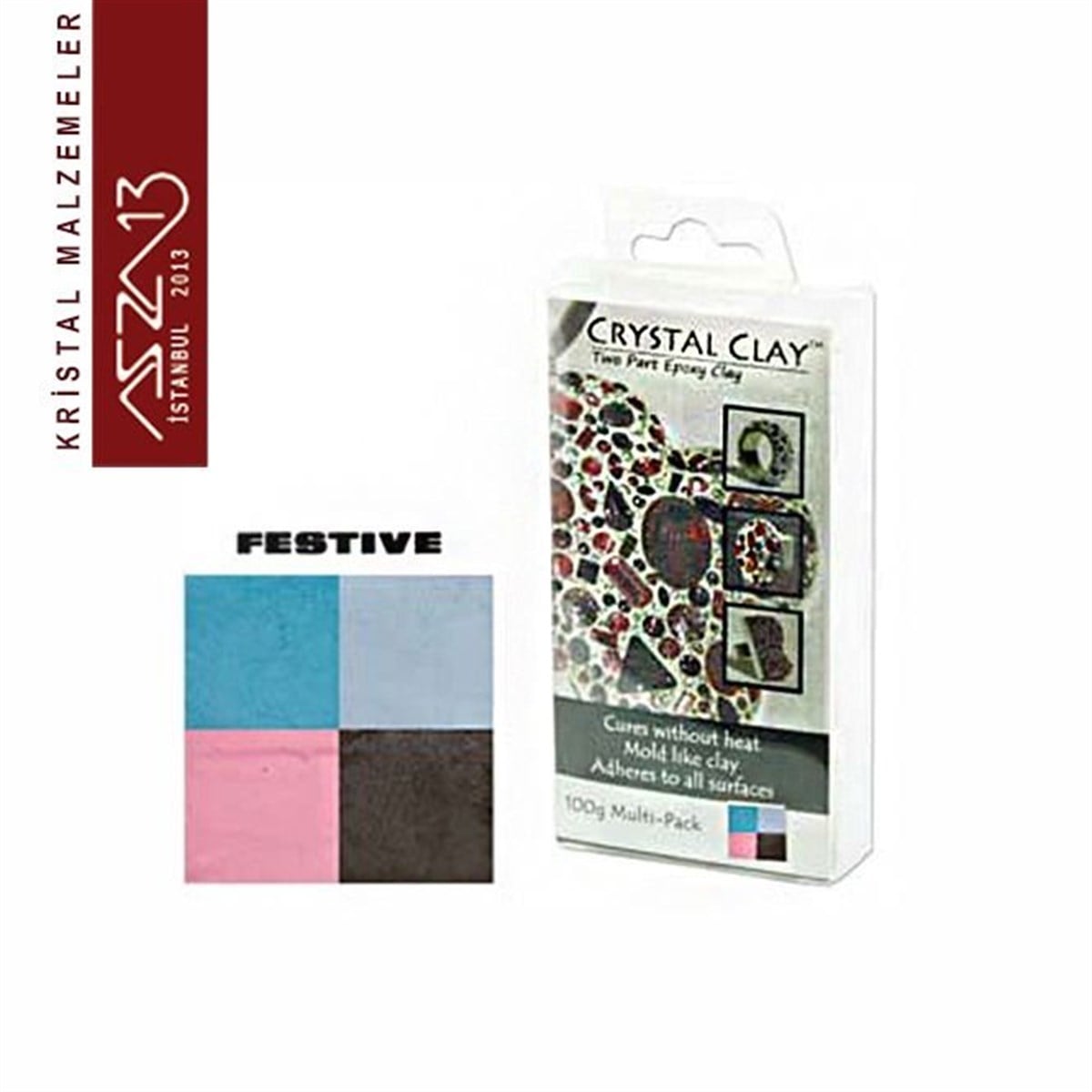 Kil, Macun, Epoxy ClayBONCUK ve TAŞCrystal ClayKristal Taş Macunu / Festive Set