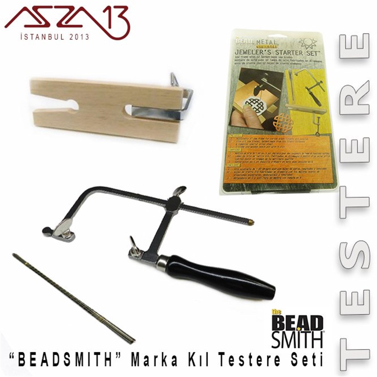 Kıl TestereALET, ARAÇ ve GEREÇBeadSmithKıl Testere Seti, (80 mm, Ayarlı)