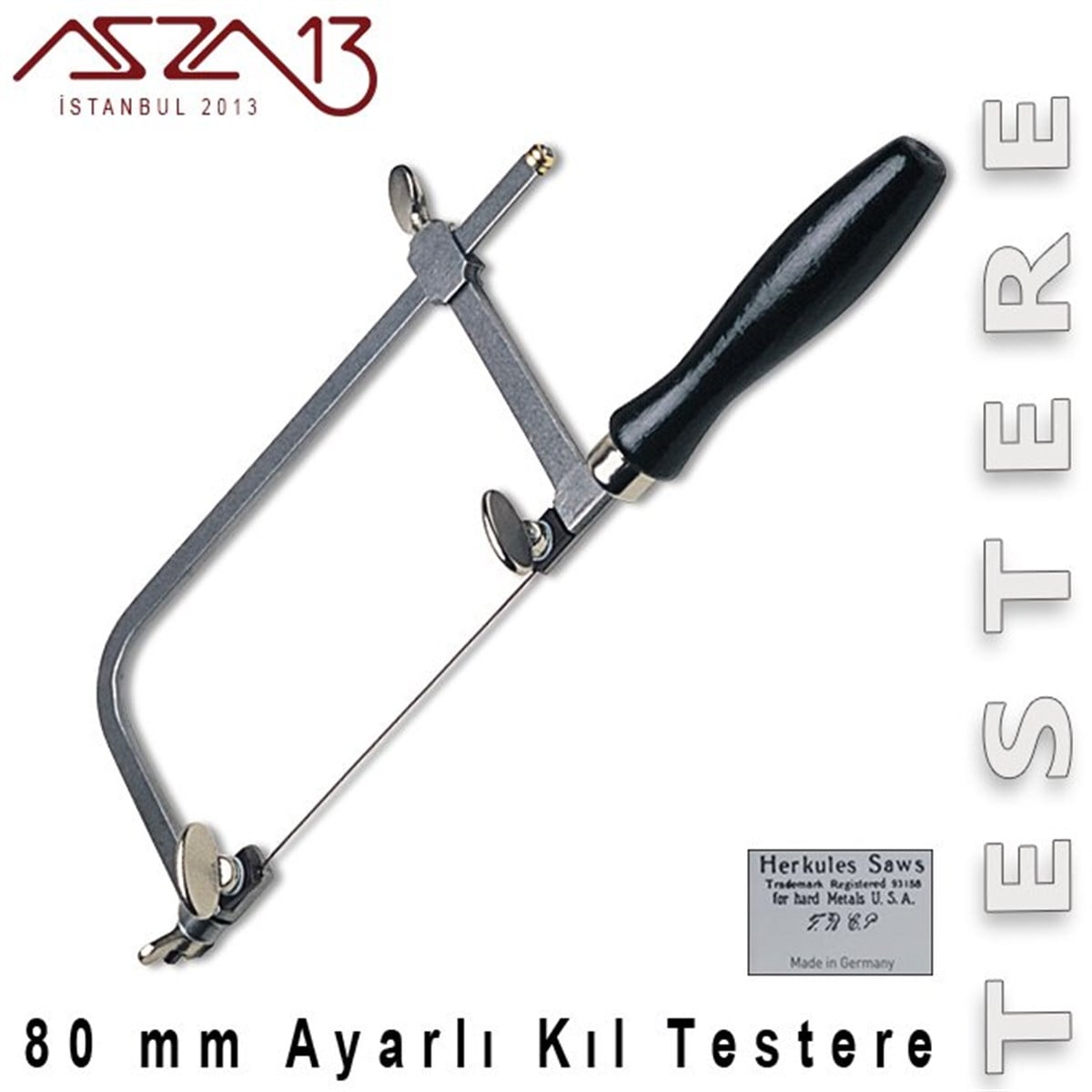 Kıl TestereALET, ARAÇ ve GEREÇHerkules''Herkules'' Alman Kıl Testere, 80 mm, Ayarlı