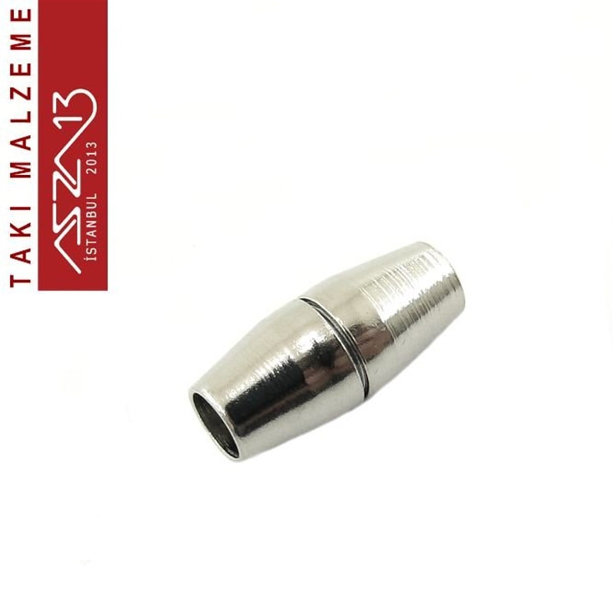Klipsler, Kancalar, Bitler, Kapamalar, HalkalarTAKI MALZEMEMarkasızNikel, 4 mm Yuva Çap'lı 0.7x1.6 cm Konik Mıknatıslı Kilit / 1 Adet